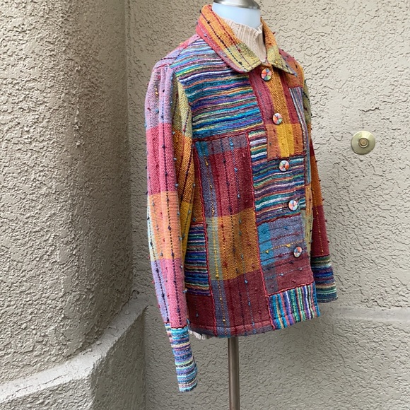 Vintage Jackets & Coats Vintage Multicolored Travelsmith Cotton